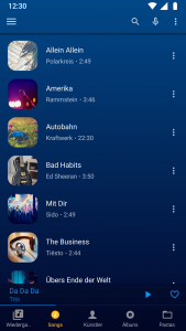 اسکرین شات 2 برنامه Music Player - Musik player