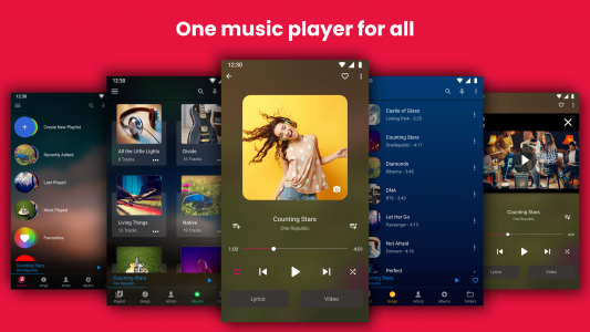 اسکرین شات برنامه Music Player - Audify Player 8