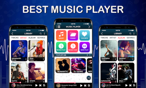 اسکرین شات برنامه Music Player for Samsung : Free Music Plus 1