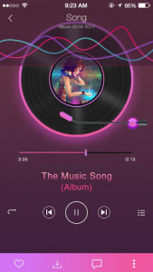 اسکرین شات برنامه Cool Music Player 1