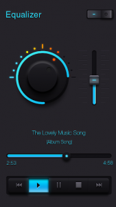 اسکرین شات برنامه Cool Music Player 2