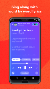 اسکرین شات 4 برنامه Musixmatch: lyrics finder
