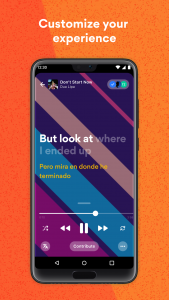 اسکرین شات برنامه Musixmatch: lyrics finder 6