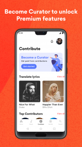 اسکرین شات برنامه Musixmatch: lyrics finder 5