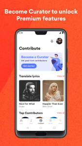 اسکرین شات 5 برنامه Musixmatch: lyrics finder