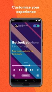 اسکرین شات 6 برنامه Musixmatch: lyrics finder