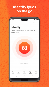اسکرین شات برنامه Musixmatch: lyrics finder 7