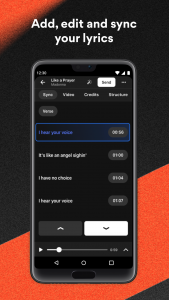اسکرین شات برنامه Musixmatch Pro 3