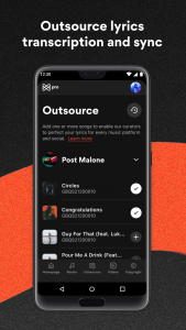 اسکرین شات برنامه Musixmatch Pro 4