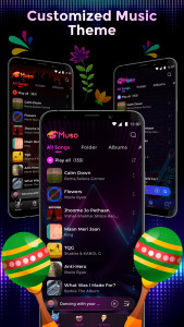 اسکرین شات 5 برنامه Offline Music Mp3 Player- Muso