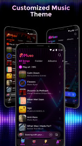 اسکرین شات برنامه Offline Music Mp3 Player- Muso 7