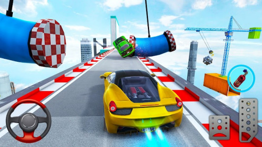 اسکرین شات برنامه Hero Car Stunts: Hero Car Game 1