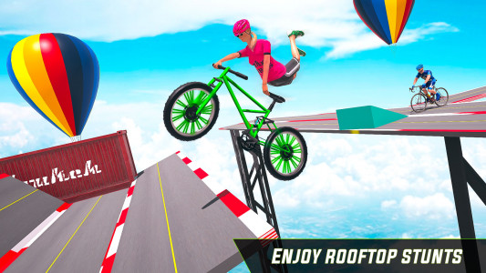 اسکرین شات برنامه BMX Cycle Stunt Game 3D 6