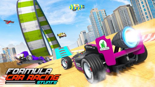 اسکرین شات بازی Formula Car Racing Stunts - Ramp Car Stunts 2021 4