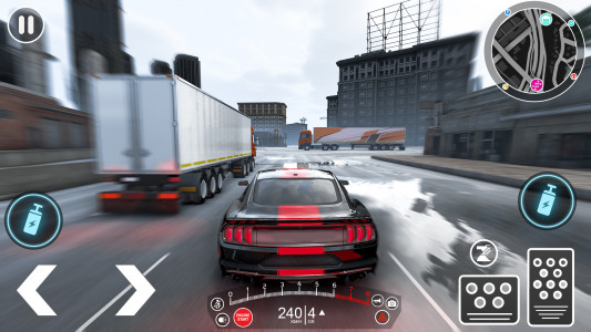 اسکرین شات برنامه Muscle Car Stunts: Car Games 2