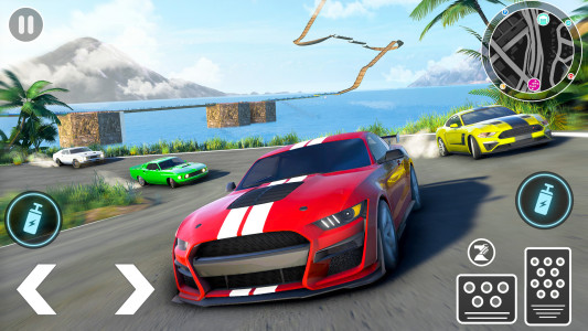 اسکرین شات برنامه Muscle Car Stunts: Car Games 5