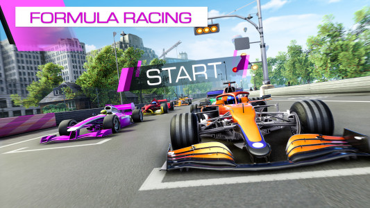 اسکرین شات برنامه Formula Car Racing: Car Games 2