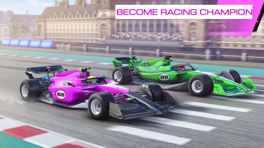 اسکرین شات برنامه Formula Car Racing: Car Games 3