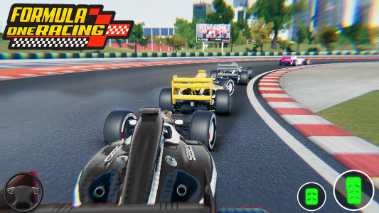 اسکرین شات برنامه Formula Car Racing: Car Games 3