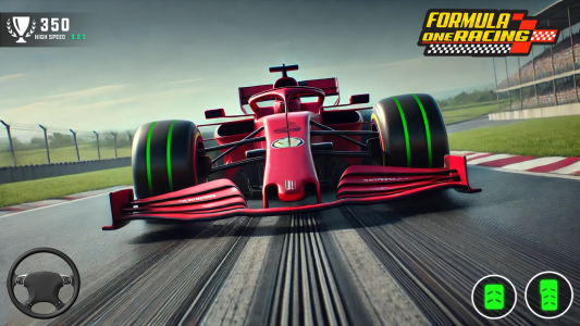 اسکرین شات 1 برنامه Formula Car Racing: Car Games