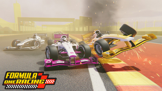 اسکرین شات برنامه Formula Car Racing: Car Games 6