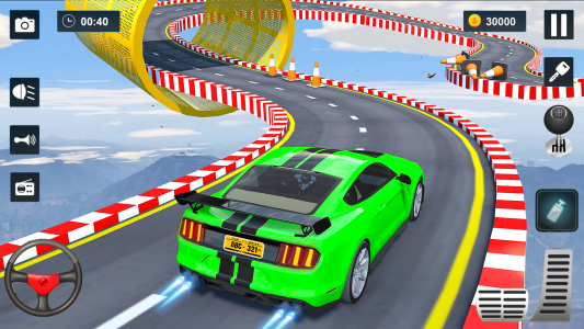 اسکرین شات بازی Crazy Car Stunt: Car Games 3D 1