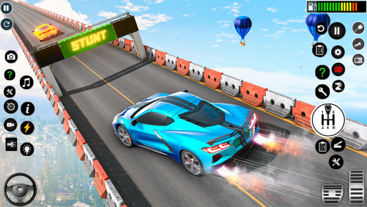 اسکرین شات بازی Crazy Car Stunt: Car Games 3D 3