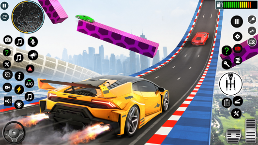 اسکرین شات بازی Crazy Car Stunt: Car Games 3D 3