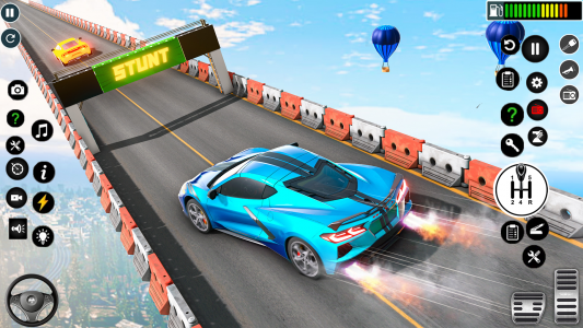 اسکرین شات بازی Crazy Car Stunt: Car Games 3D 2