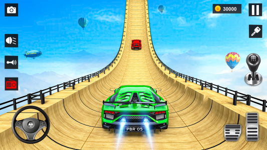 اسکرین شات بازی Crazy Car Stunt: Car Games 3D 1
