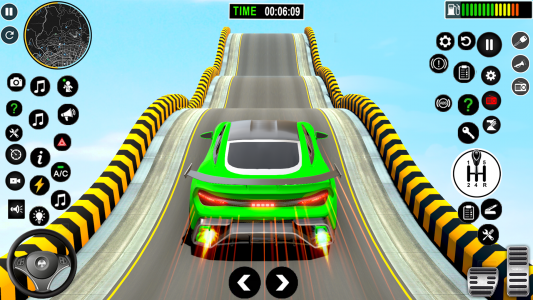 اسکرین شات 4 بازی Crazy Car Stunts: GT Car Games