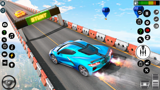 اسکرین شات 2 بازی Crazy Car Stunts: GT Car Games