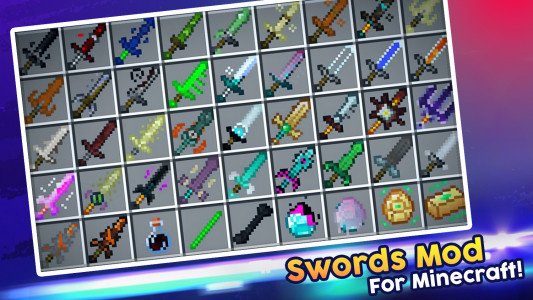 اسکرین شات برنامه Swords Mod & Weapons Minecraft 1