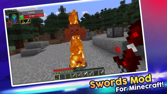 اسکرین شات برنامه Swords Mod & Weapons Minecraft 3