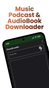 اسکرین شات 1 برنامه SoundLoader: MP3 Downloader