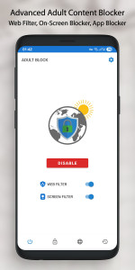 اسکرین شات 1 برنامه Adult Block: Porn Blocker