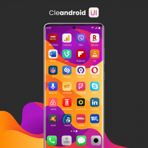 اسکرین شات برنامه Cleandroid UI - Icon Pack 4