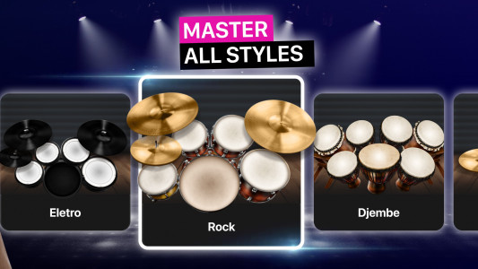 اسکرین شات برنامه Drums: Real drum set 5