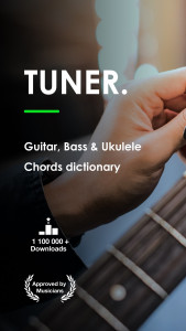 اسکرین شات برنامه Guitar Tuner Pro: Music Tuning 1