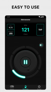 اسکرین شات 3 برنامه Metronome Pro - Beat & Tempo