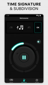 اسکرین شات 5 برنامه Metronome Pro - Beat & Tempo