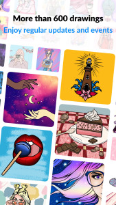 اسکرین شات 2 برنامه Color Pop - Fun Coloring Games