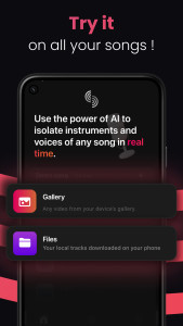 اسکرین شات 3 برنامه Stemz: AI Tool for Musicians