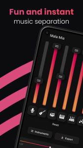 اسکرین شات 1 برنامه Stemz: AI Tool for Musicians