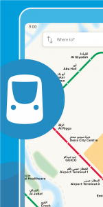 اسکرین شات برنامه Dubai Metro 1