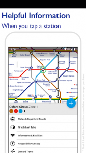 اسکرین شات برنامه Tube Map - TfL London Underground route planner 4