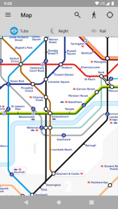 اسکرین شات برنامه Tube Map - TfL London Underground route planner 6
