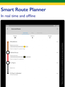 اسکرین شات برنامه Tube Map - TfL London Underground route planner 8