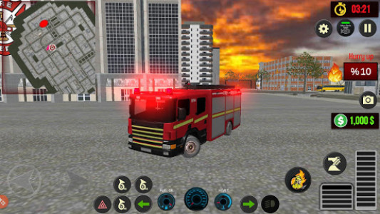 اسکرین شات بازی 911 Fire Truck Simulator 8
