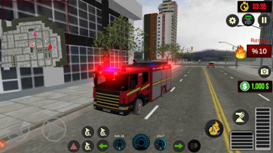 اسکرین شات بازی 911 Fire Truck Simulator 1